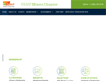 Tablet Screenshot of miamifamp.org